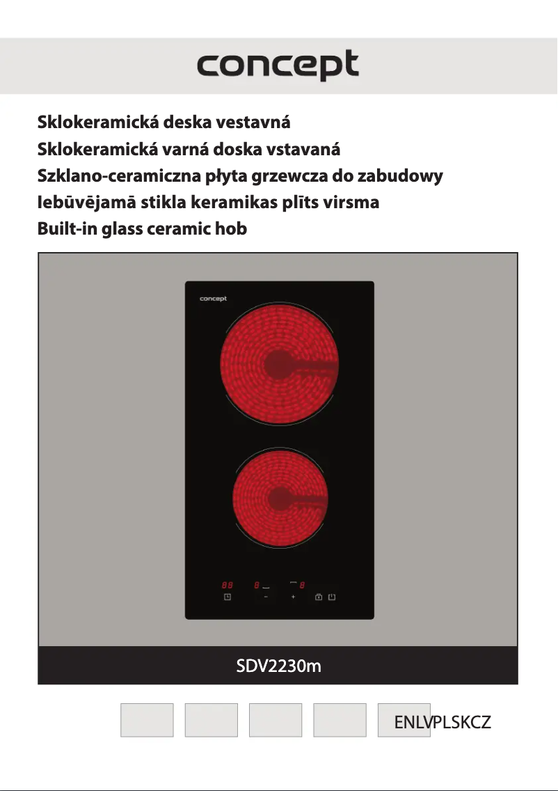 Page 1 de la notice Manuel utilisateur Concept SDV2230m