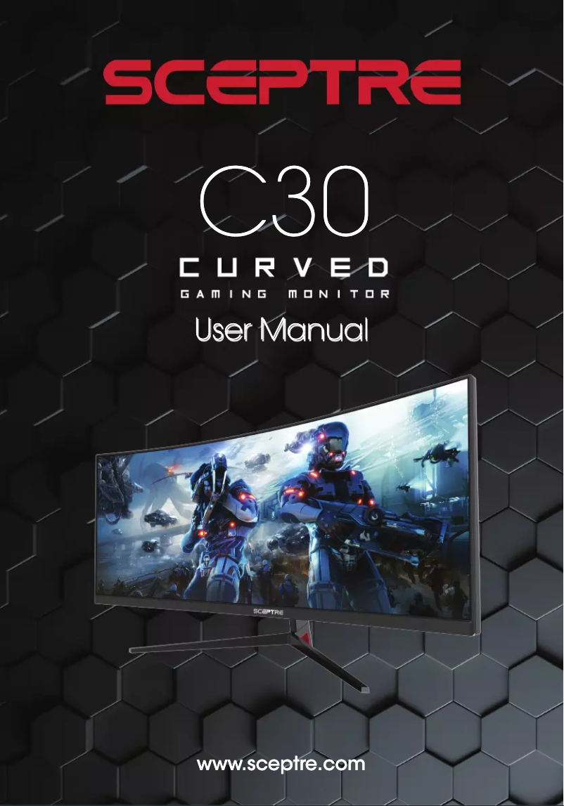 Page n°1 - Manuel utilisateur Sceptre C305B-200UN