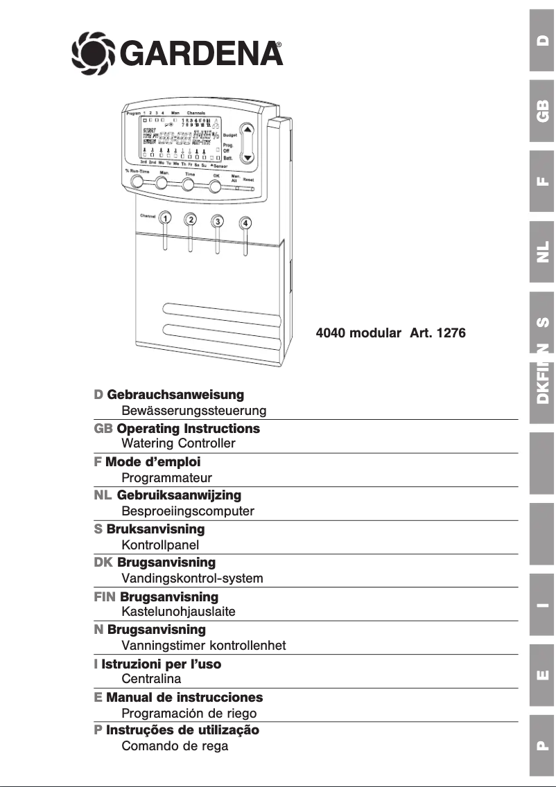 Image de la première page du manuel de l'appareil 4040