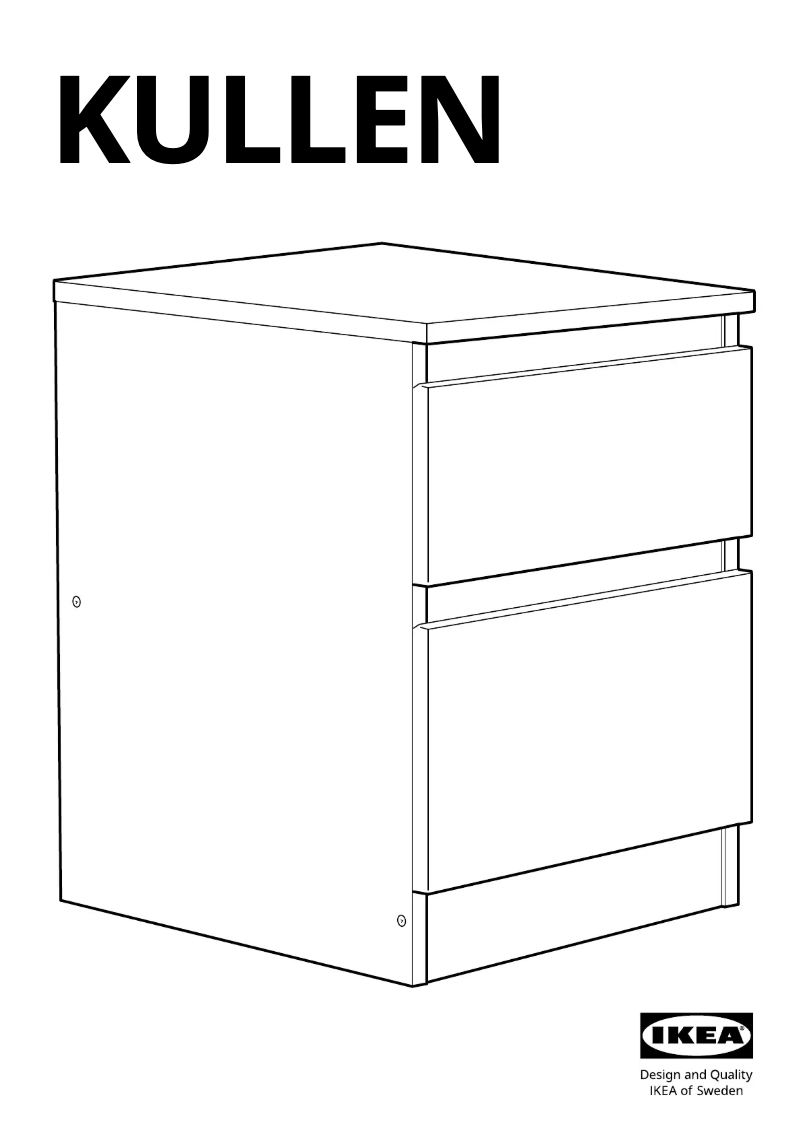 Page 1 de la notice Manuel utilisateur Ikea KULLEN 303.557.06