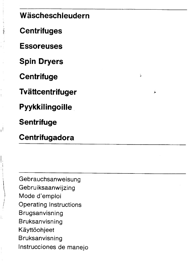 Page n°1 - Manuel utilisateur Electrolux EDH 2800
