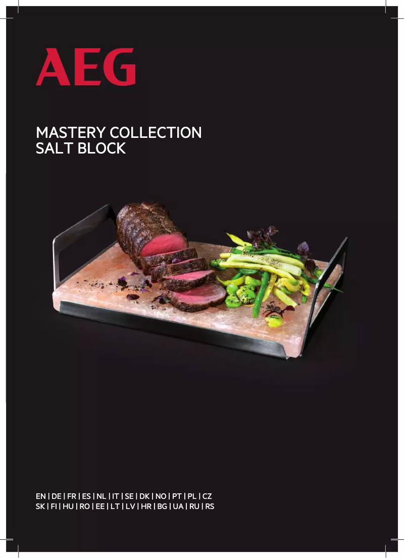 Page 1 de la notice Manuel utilisateur AEG A2SLT