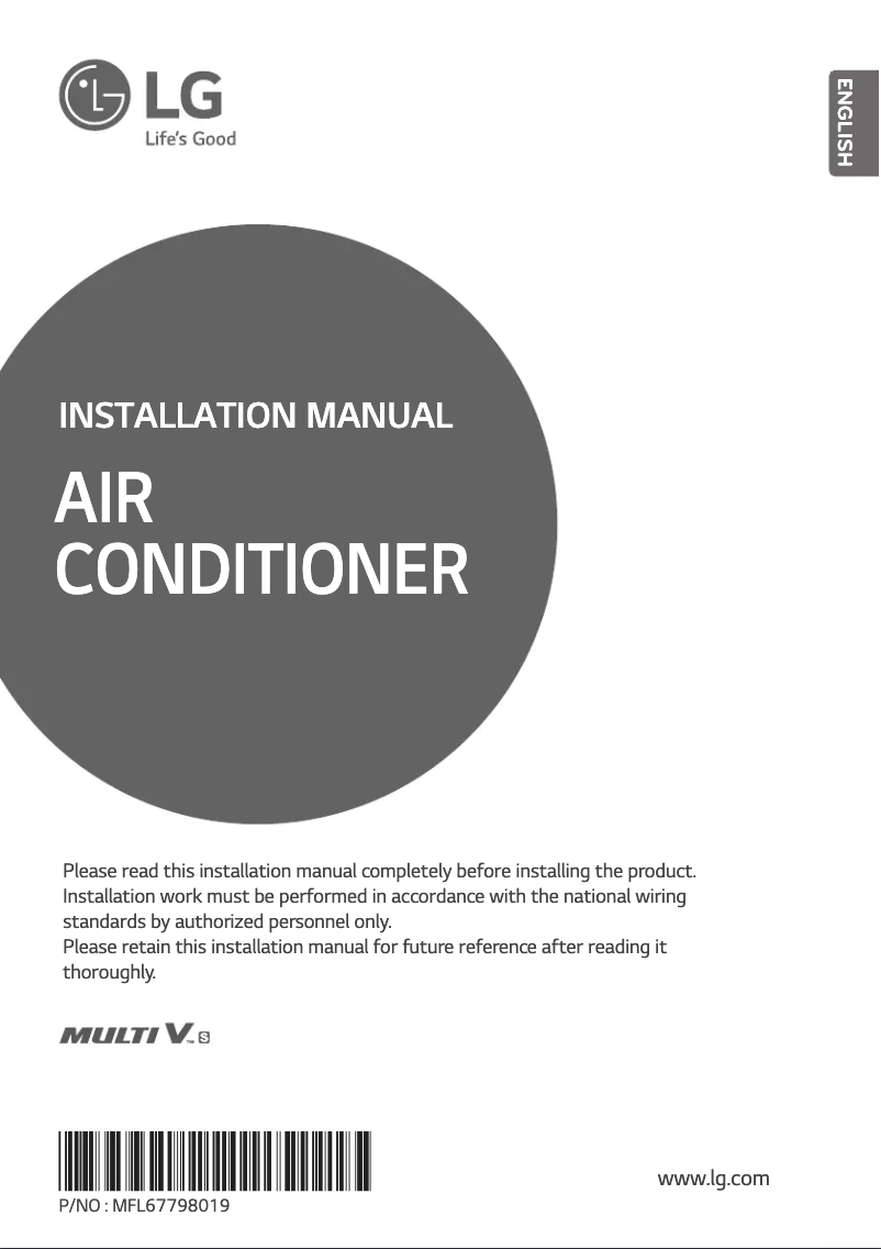 Página 1 del manual Manual de usuario LG ARUV060GSD0