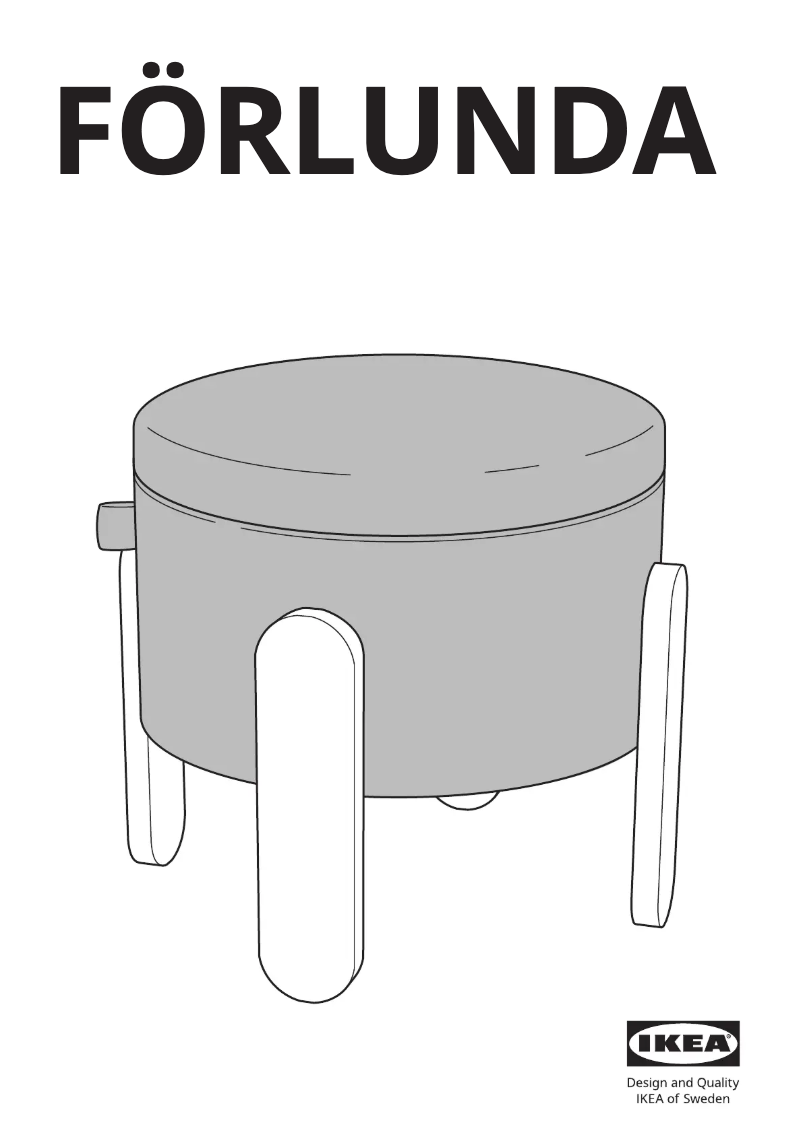 Page 1 de la notice Manuel utilisateur Ikea FÖRLUNDA 405.702.44