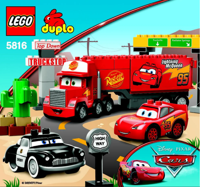 Page 1 de la notice Manuel utilisateur Lego Duplo 5816