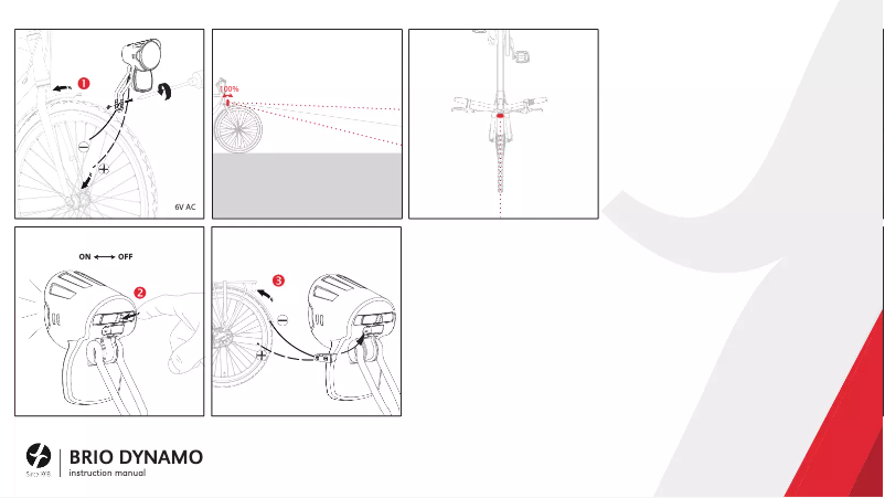 Página 1 del manual Manual de usuario Spanninga Brio