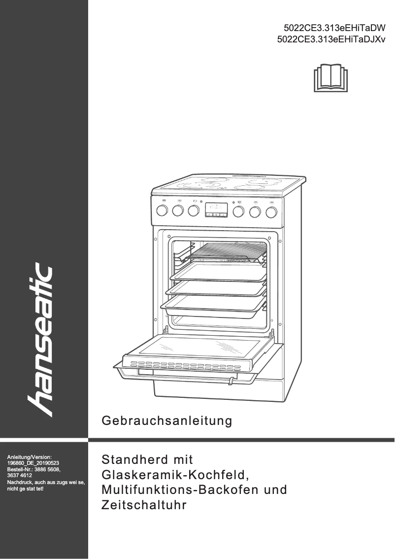 Page 1 de la notice Manuel utilisateur Hanseatic 5022CE3.313eEHiTaDW