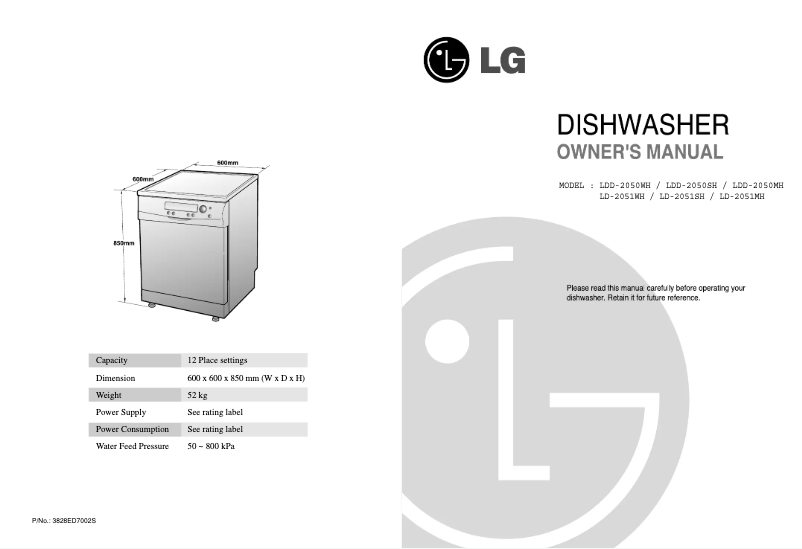 Página 1 del manual Manual de usuario LG LD-2051SH