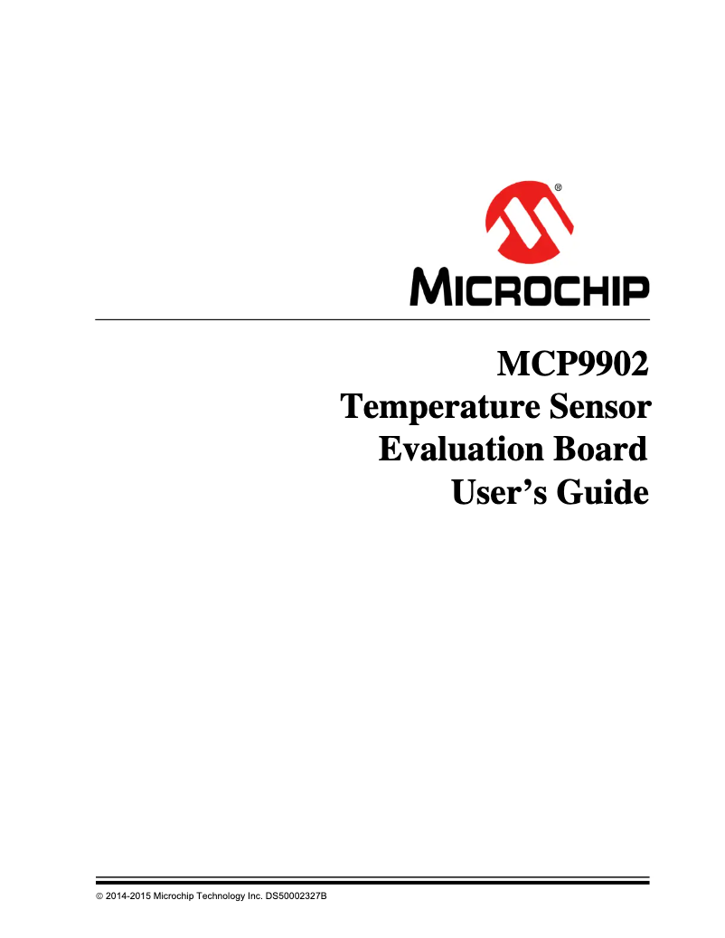 Página 1 del manual Manual de usuario Microchip MCP9904