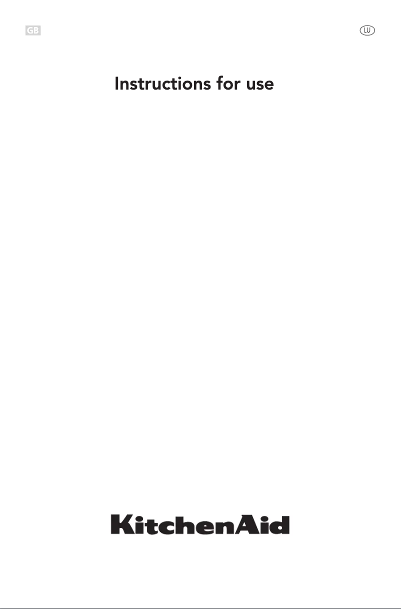 Image de la première page du manuel de l'appareil KHGD5 77510