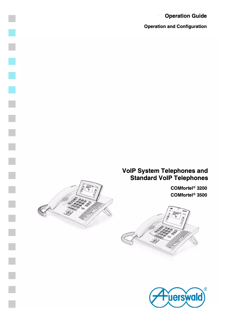 Página 1 del manual Manual de usuario Auerswald COMfortel 3500