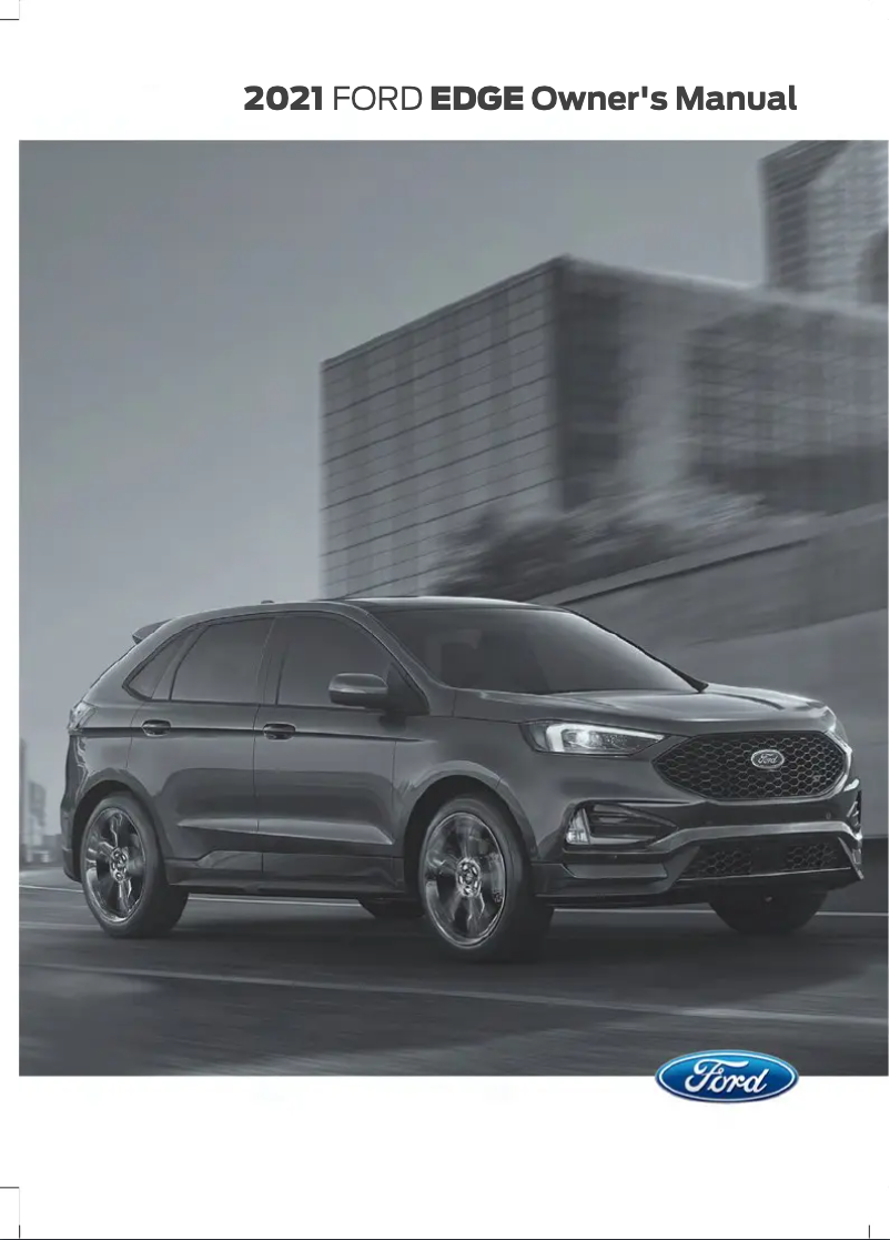 Page n°1 - Manuel utilisateur Ford Edge (2021)