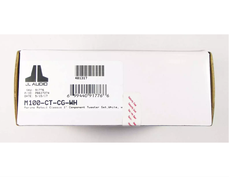Página 1 del manual Manual de usuario JL Audio M100-CT-CG-WH