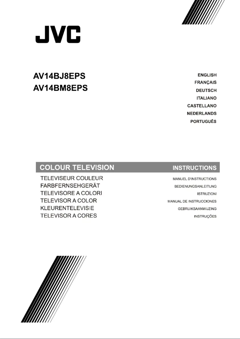 Page 1 de la notice Manuel utilisateur JVC AV14BM8EPS