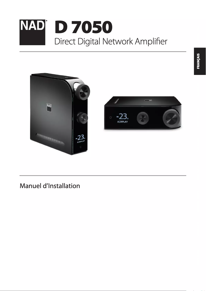 Página 1 del manual Manual de usuario NAD D 7050