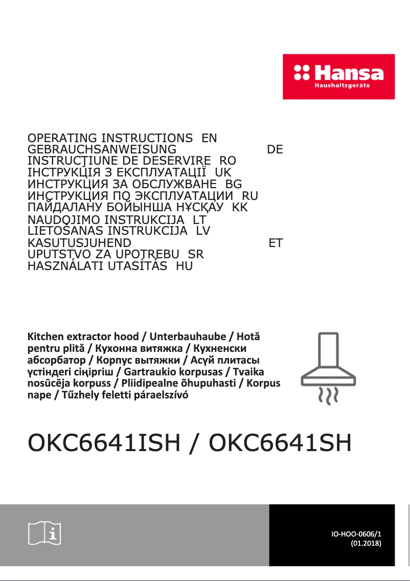 Page n°1 - Manuel utilisateur Hansa OKC6641SH
