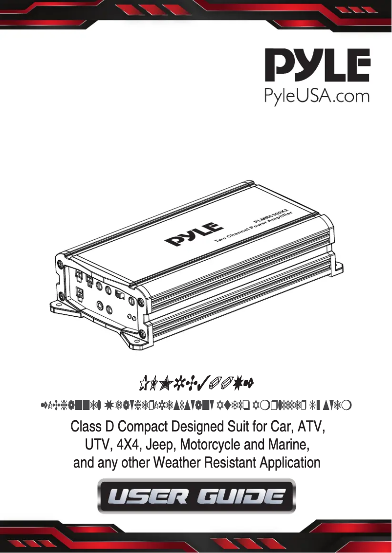 Imagen de la primera página del manual del dispositivo PLMRC300X2
