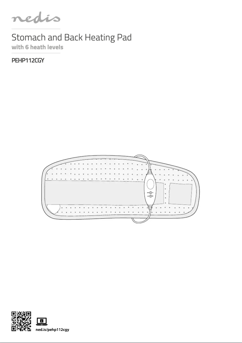 Page 1 de la notice Manuel utilisateur Nedis PEHP112CGY