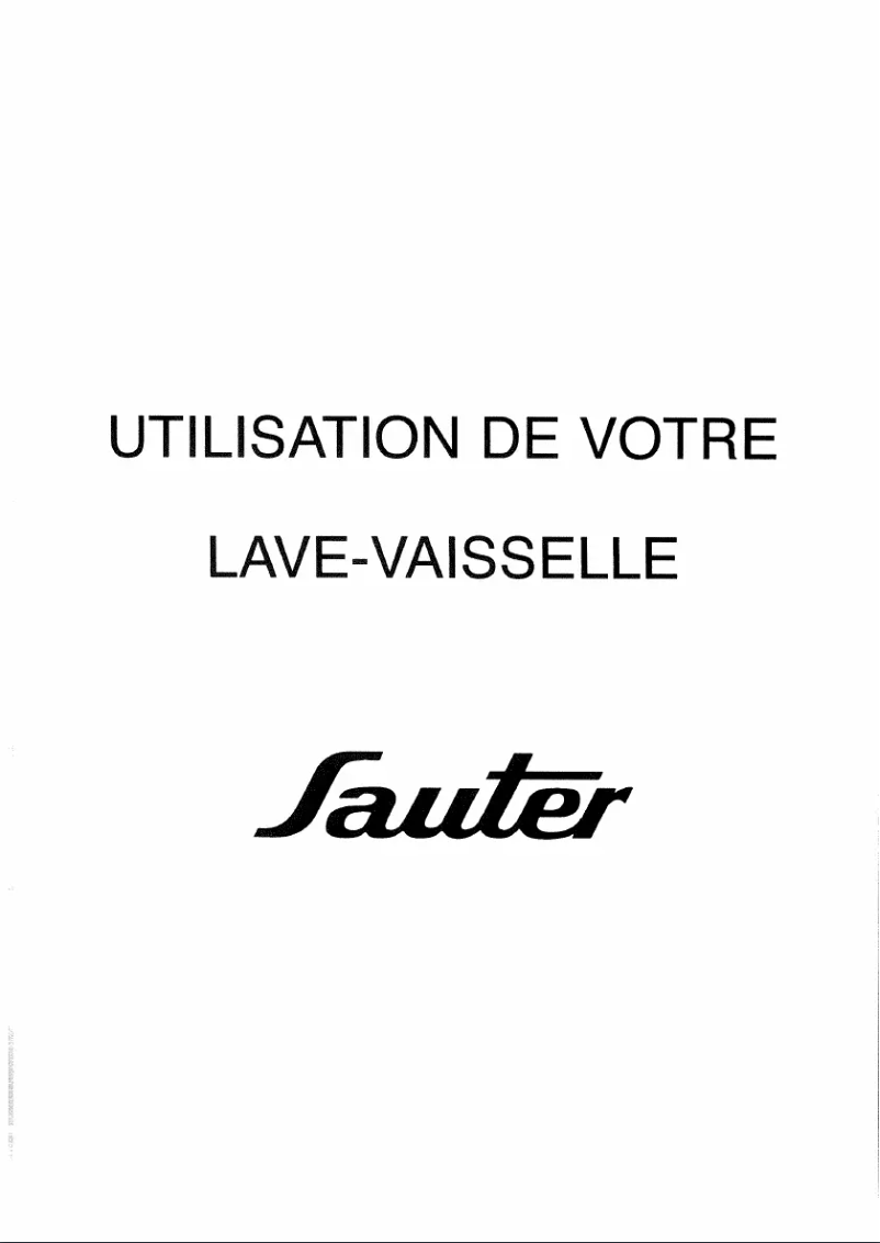 Page 1 de la notice Manuel utilisateur Sauter VIP4B