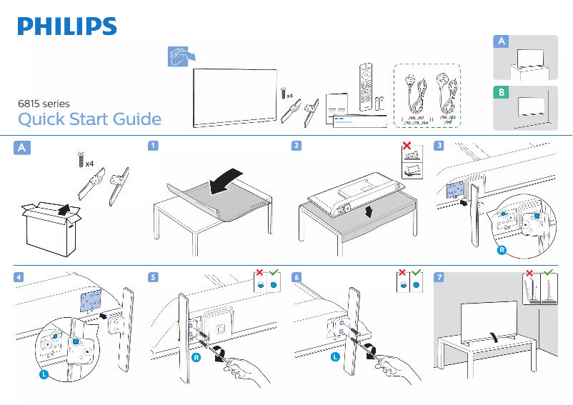 Image de la première page du manuel de l'appareil 32PHT6815