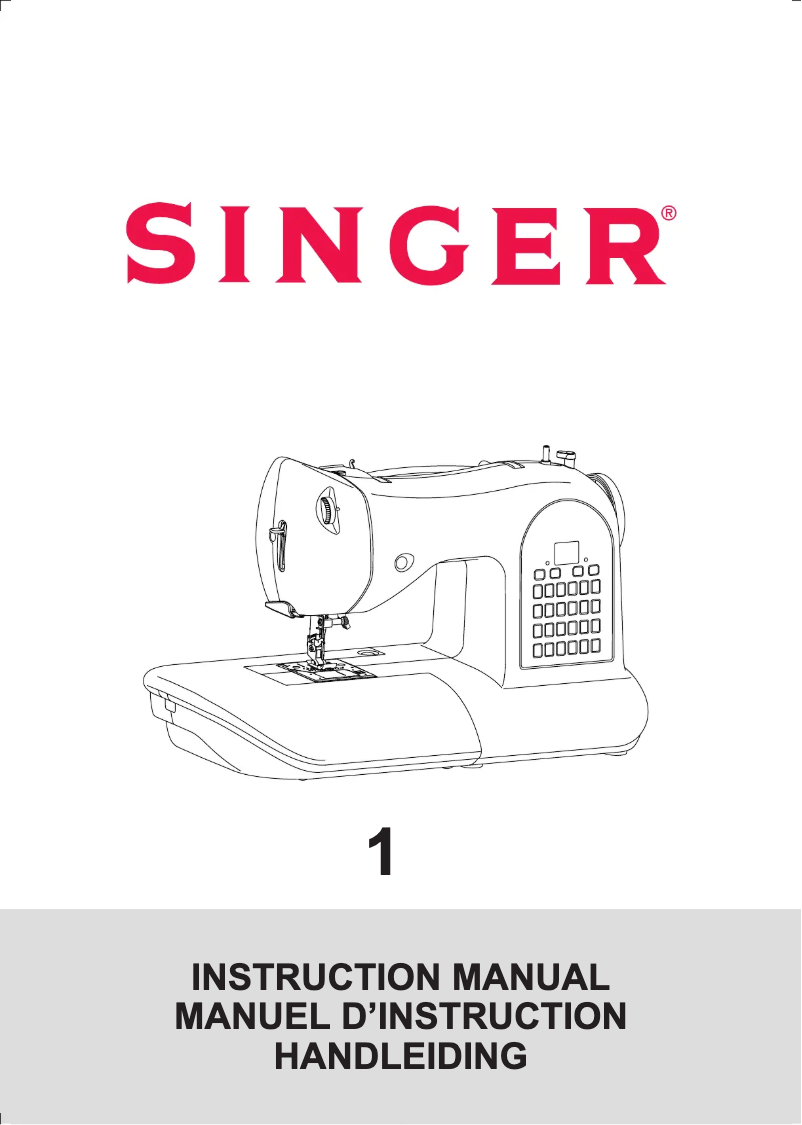 Page 1 de la notice Manuel utilisateur Singer 1
