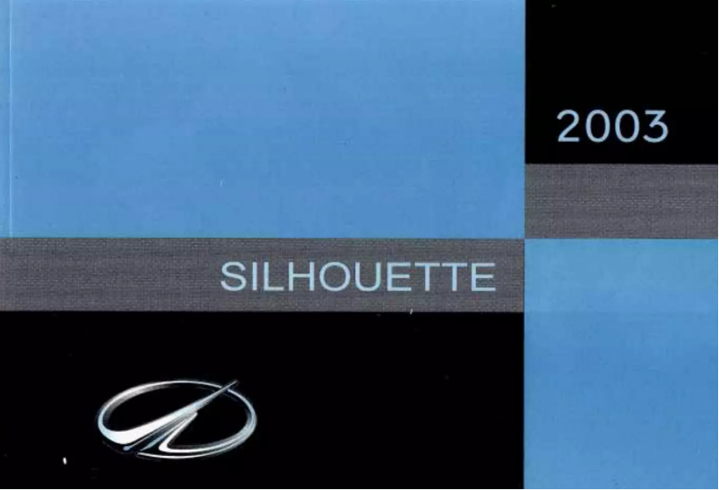 Image de la première page du manuel de l'appareil Silhouette (2003)