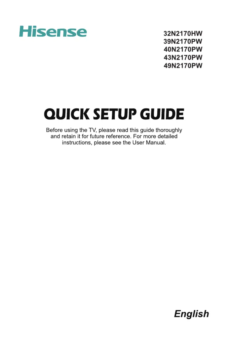 Image de la première page du manuel de l'appareil 49N2170PW