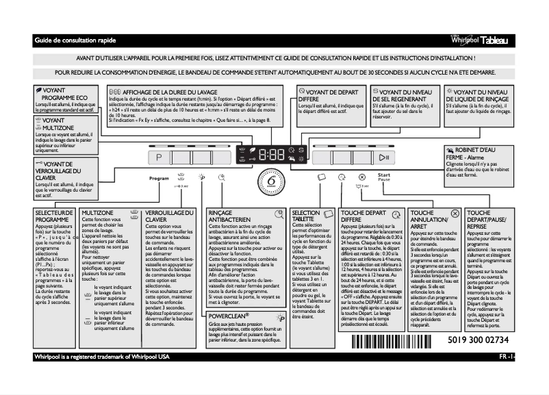 Página 1 del manual Manual de usuario Whirlpool ADP 720 WH