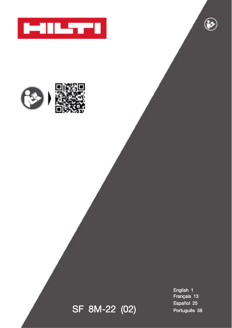 Image de la première page du manuel de l'appareil SF 8M‑22