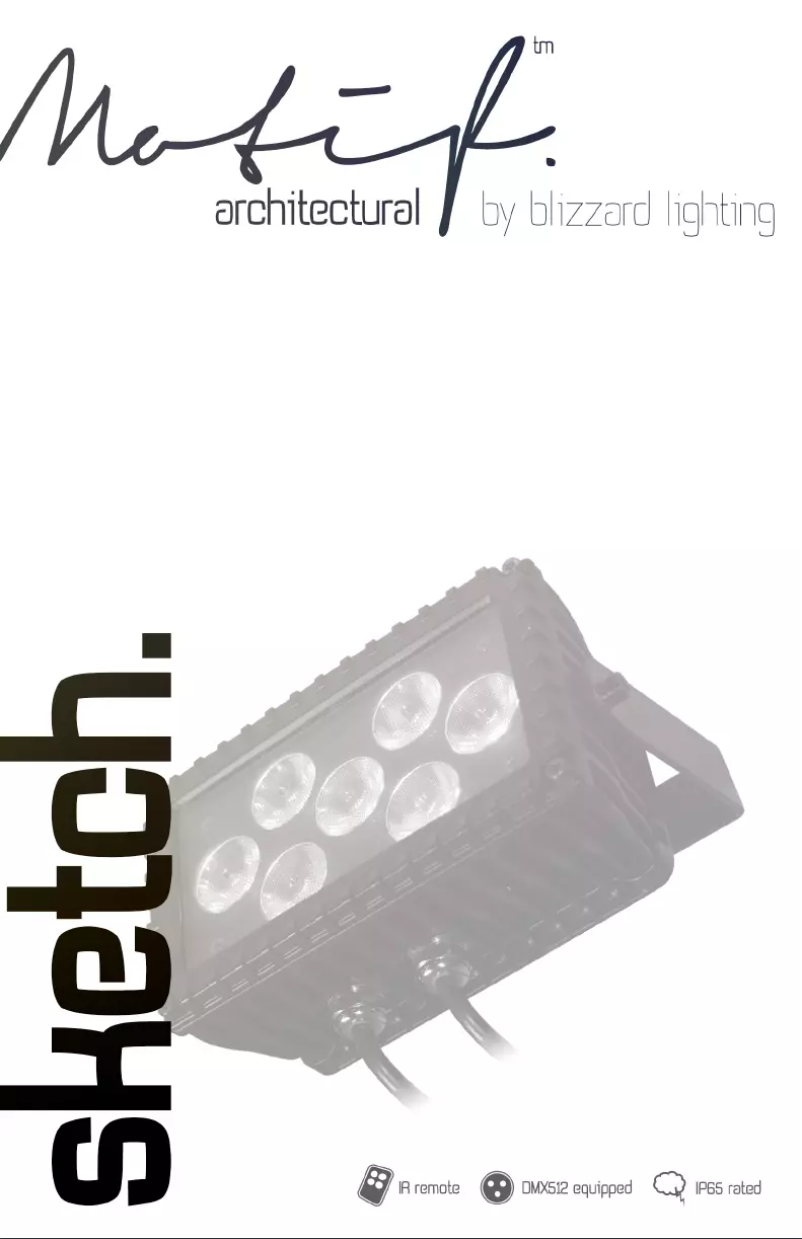 Image de la première page du manuel de l'appareil Motif Sketch