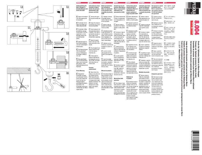 Page 1 de la notice Manuel utilisateur Kern 285-890