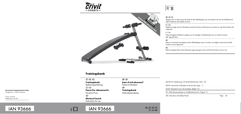 Image de la première page du manuel de l'appareil IAN 93666