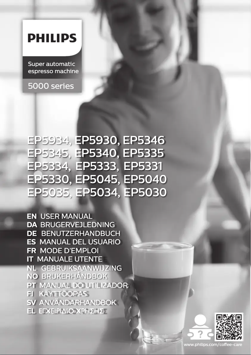 Page n°1 - Manuel utilisateur Philips 5000 series EP5333