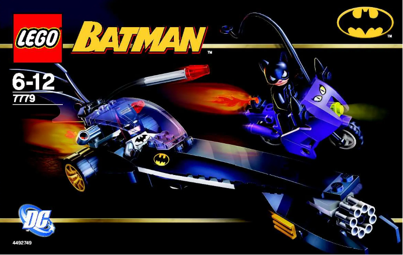 Image de la première page du manuel de l'appareil The Batman (TM) Dragster: Catwoman (TM) Pursuit
