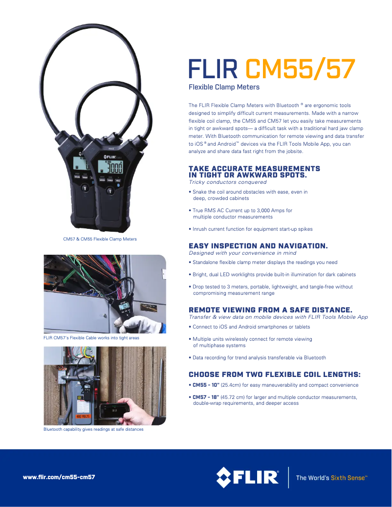 Imagen de la primera página del manual del dispositivo CM57