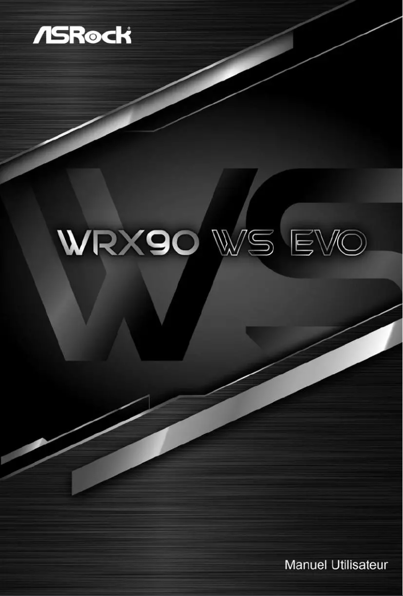 Página 1 del manual Manual de usuario Asrock WRX90 WS EVO