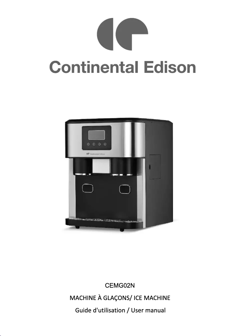 Page 1 de la notice Manuel utilisateur Continental Edison CEMG02N