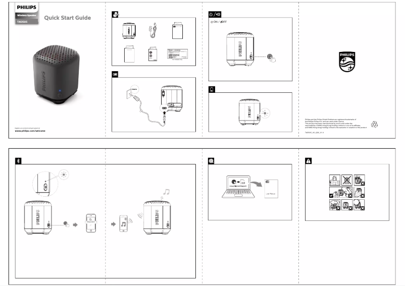 Image de la première page du manuel de l'appareil TAS1505B