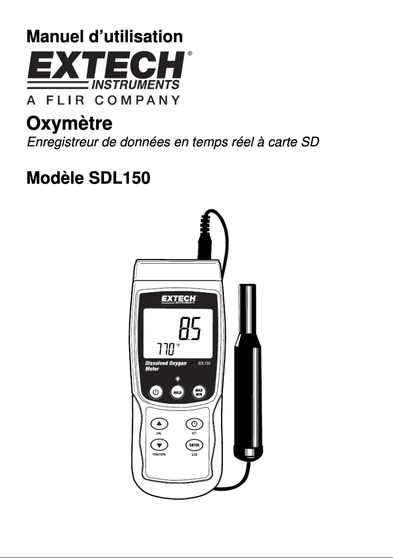 Image de la première page du manuel de l'appareil SDL150