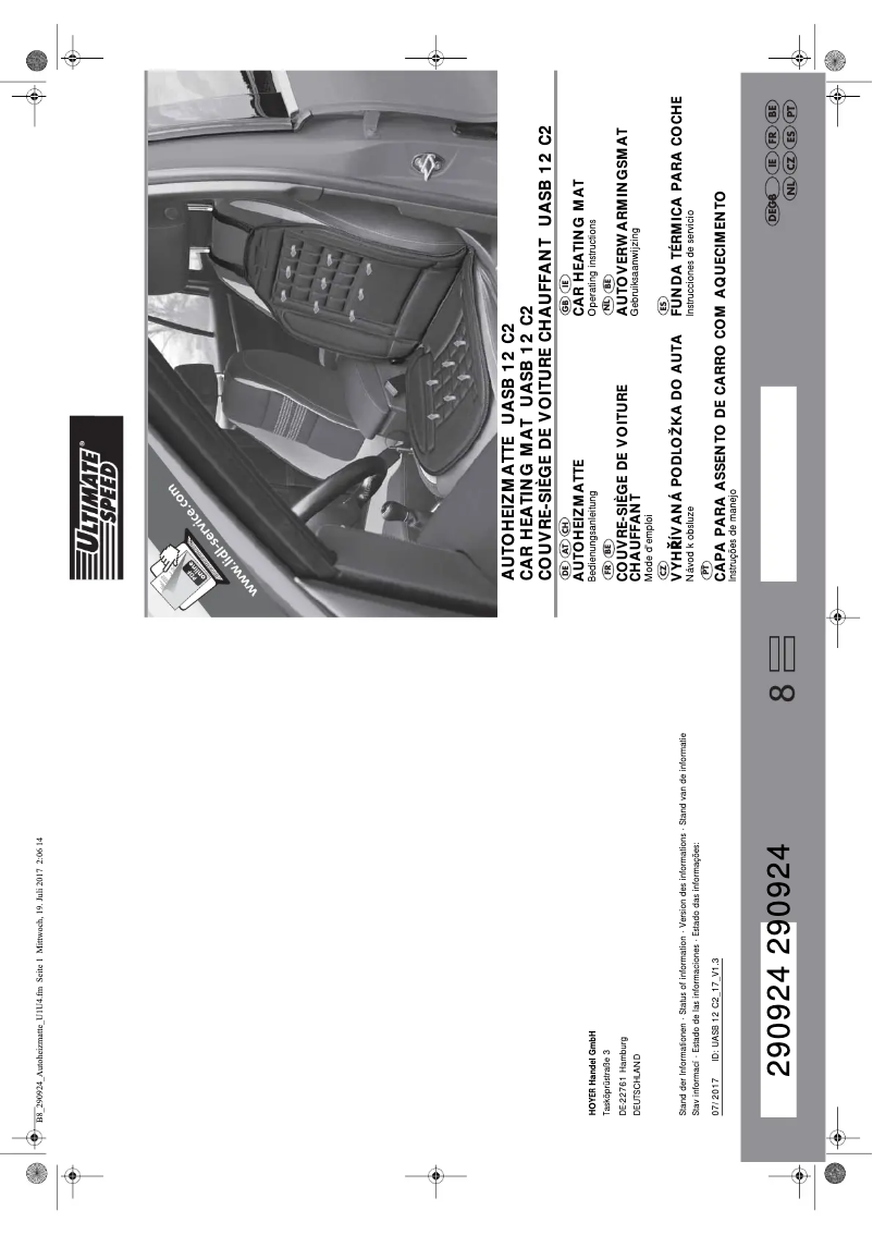 Page 1 de la notice Manuel utilisateur Ultimate Speed UASB 12 C2