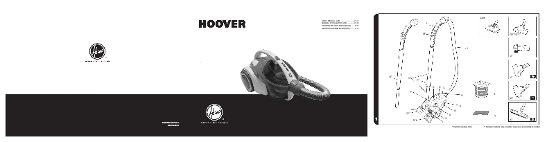 Page n°1 - Mode d'emploi Hoover Sprint Evo TSBE2003 011