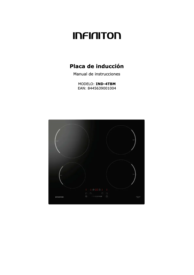 Page n°1 - Manuel utilisateur Infiniton IND-4TBM