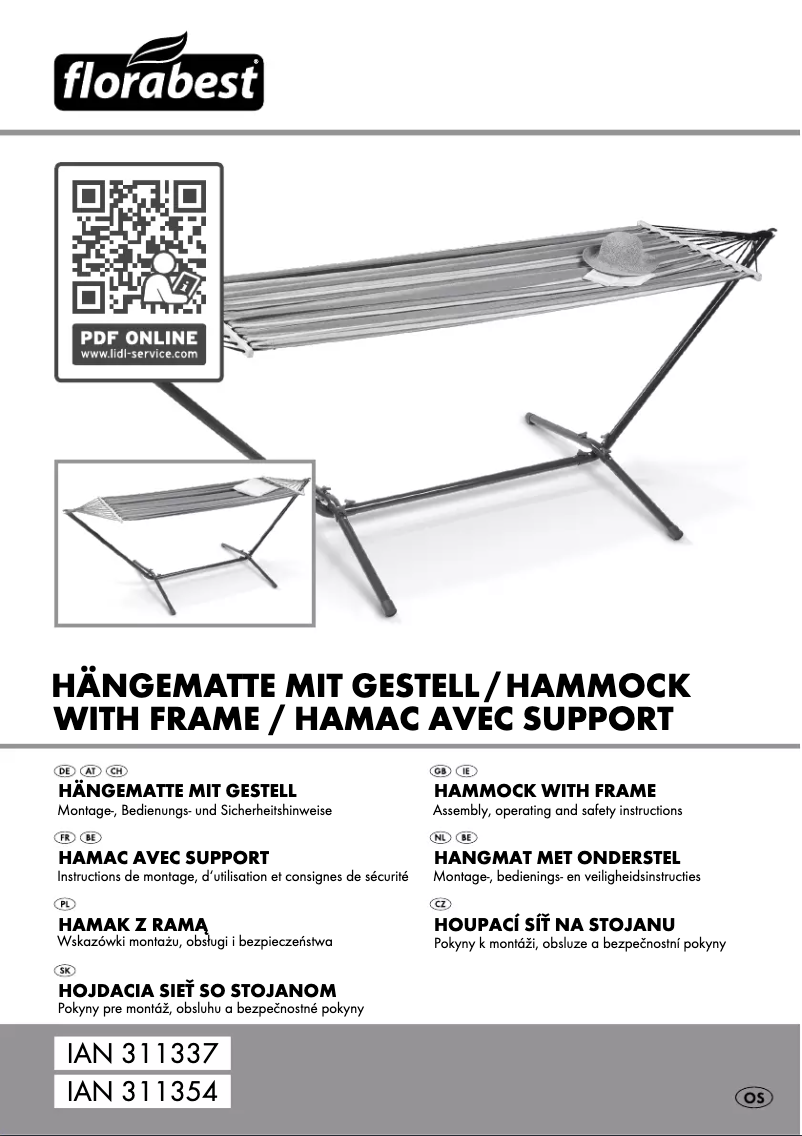 Page 1 de la notice Manuel utilisateur Florabest HG02007