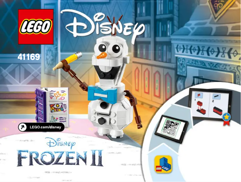 Page 1 de la notice Manuel utilisateur Lego Disney 41169