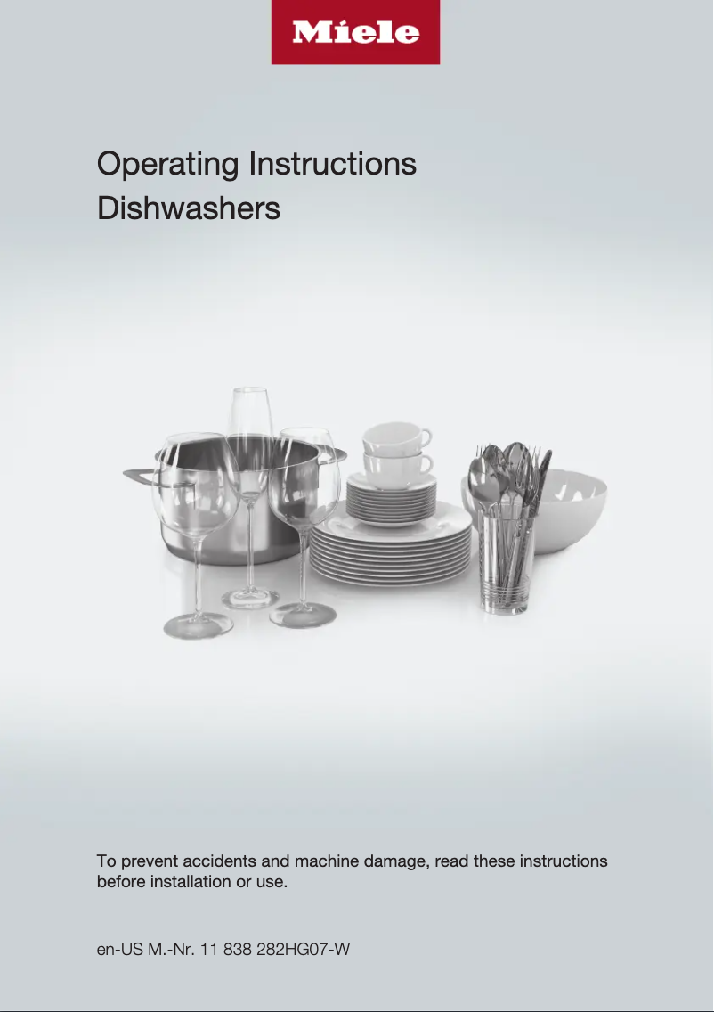 Image de la première page du manuel de l'appareil G 7106 SCU
