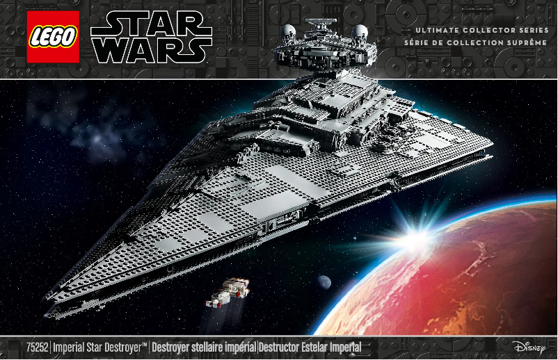 Page 1 de la notice Manuel utilisateur Lego Star Wars 75252