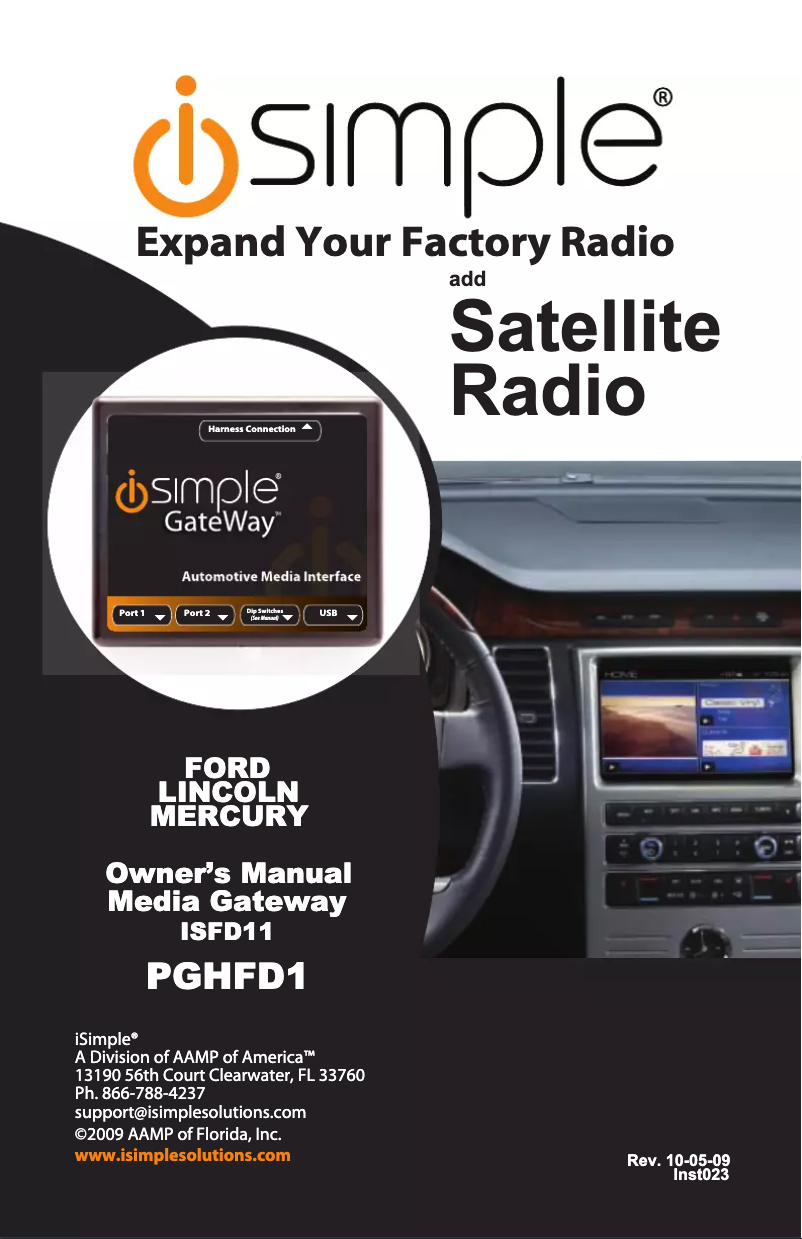 Page 1 de la notice Manuel utilisateur PAC PGHFD1