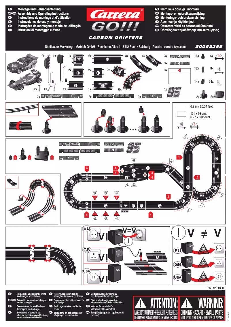 Image de la première page du manuel de l'appareil Toys 20062385