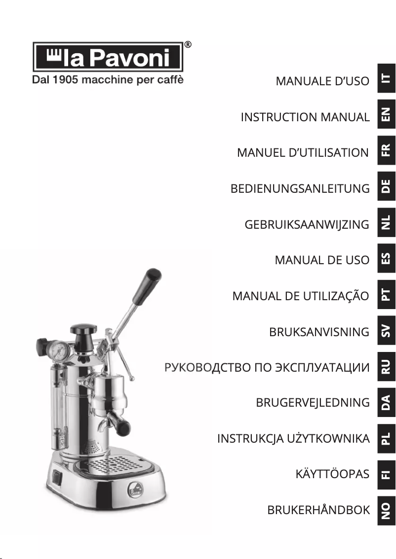 Image de la première page du manuel de l'appareil LPLSTL01EU