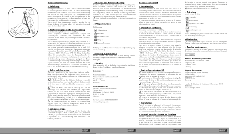 Page n°1 - Manuel utilisateur Ultimate Speed IAN 103317